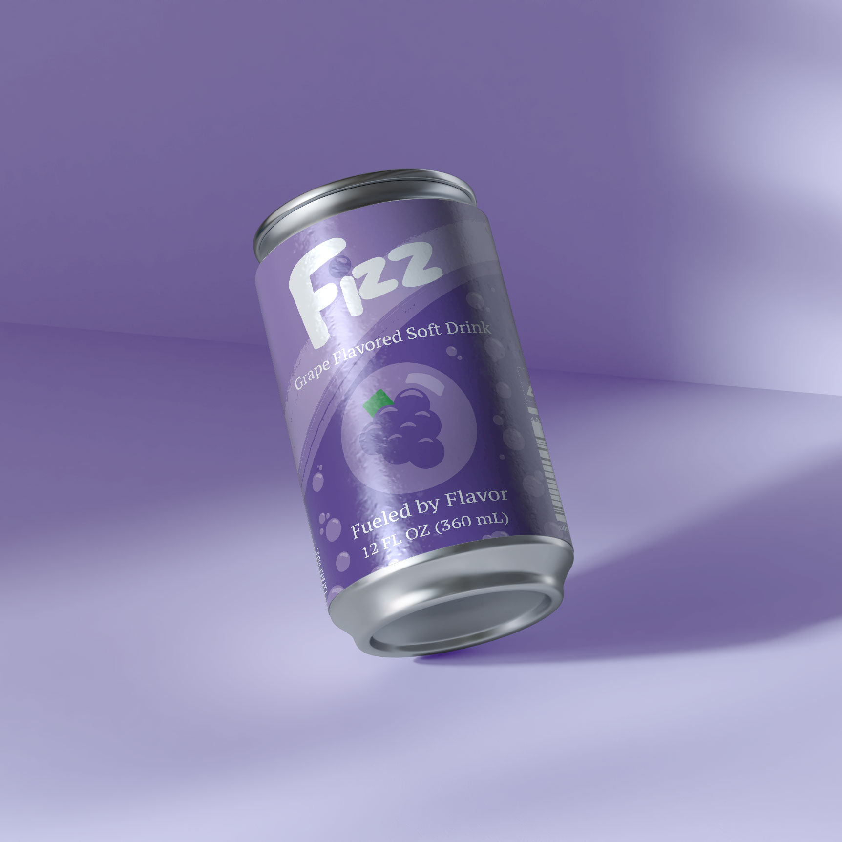 Grape soda mock up.